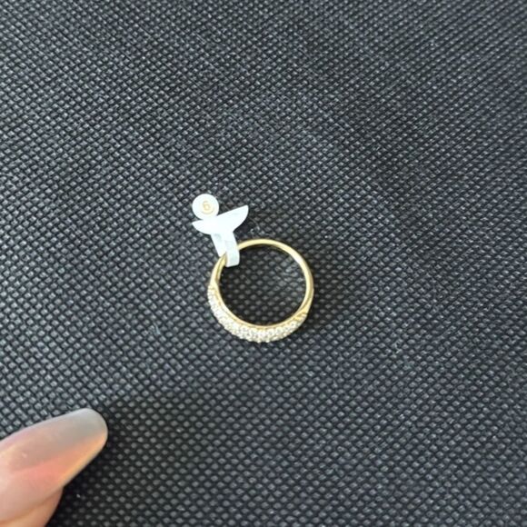 Elegant 14K Gold Plated Zirconia Ring - Picture 9 of 9